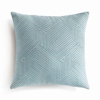 Napa Home & Garden Sora Square Indoor-Outdoor Pillow 24 in Blue at Nordstrom, Size 24X24