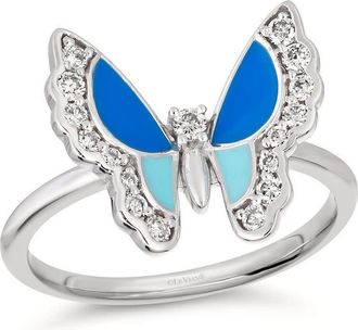 Le Vian Ladies Butterfly Away Cocktail Rings set in 14K Vanilla Gold TSFP 20