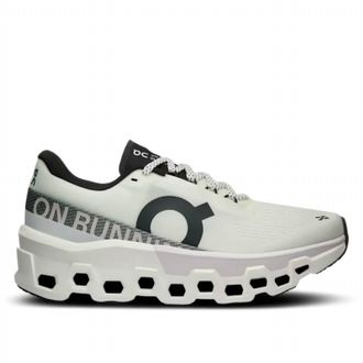 On WomenS Cloudmonster 2 Running Shoes In White/frost