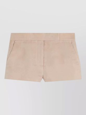 Max Mara mxsaerosi tailored shorts belt loops pockets