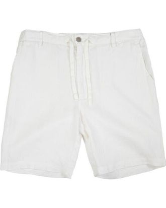Lords of Harlech Solid Linen Drawstring Short in White at Nordstrom, Size Xx-Large