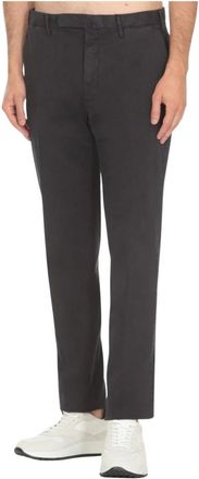 Incotex Broeken, Heren, Blauw, L, Moderne Grijze Chinos voor Mannen