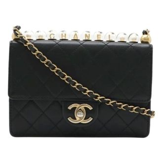 Chanel Pre-owned Vintage Shoulder Bag - Dames - Pre-owned - Zwart - Maat: ONE Size Leer