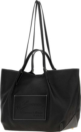 Lanvin Womens Black Leather Shopping Bag Borse A Mano
