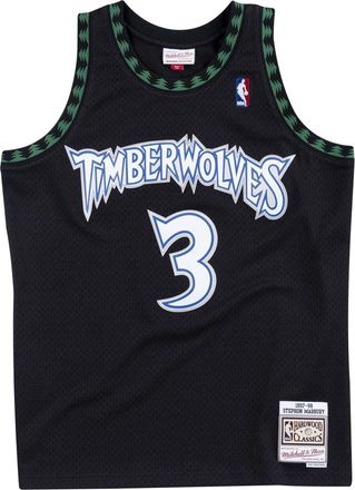 Mitchell & Ness x NBA Minnesota Timberwolves 1997-98 Swingman Jersey Stephon Marbury 3 SMJYGS18393-MTIBLCK97SMB