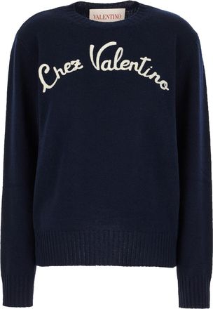 Valentino Garavani Midnight Blue Wool Sweater