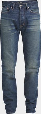 Tom Ford Men & apos;s Selvedge Denim Slim-Leg Jeans