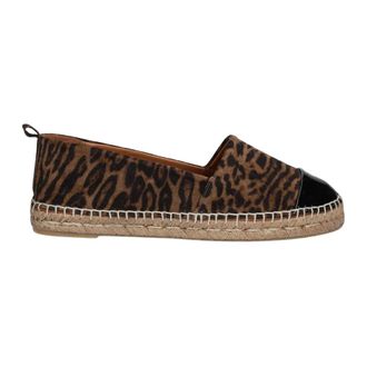 Billi Bi Schoenen, Dames, Bruin, 37 EU, Leer, Espadrilles met luipaardprint