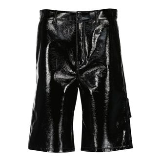 Courr&egrave;ges Casual Shorts, female, Black, Size: XL Hammer Vinyl Shorts