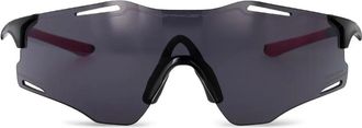 Oakley cut-out lenses sunglasses - unisex - Nylon - One Size - Black