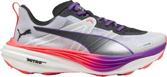 Puma Deviate Nitro Elite hardloopschoenen voor dames (Wit/Gloeiend rood)
