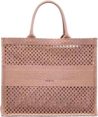 Dior Pre-owned Mesh Tote Bag - Dames - Vintage Shopper - Roze - ONE Size - Leer - Vintage