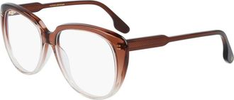 Victoria Beckham Brown Acetate Glasses Womens (Frames)