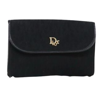 Dior Pre-owned Trotter Canvas Schoudertas - Dames - Pre-owned - Zwart - Maat: ONE Size