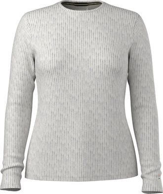 Smartwool Thermal Top Womens Ash Heather Long Sleeve Crew Neck GBO3981