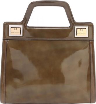 Ferragamo Leather Handbag (Pre-Owned)