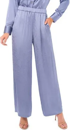 Halogen Elastic Waist Wide Leg Pants in Stonewash at Nordstrom Rack, Size X-Large