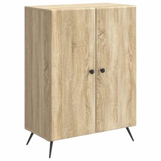 vidaXL Aparador Roble Sonoma 66 X 34,5 X 90 Cm Madera De Ingenier&iacute;a Vidaxl