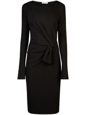 Nina Ricci Jurk met strikdetail - Zwart