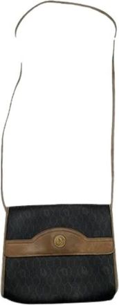 Dior Pre-owned Cross Body Bags, female, Black, Size: ONE SIZE Pre-owned Leather Cross Body Bag
