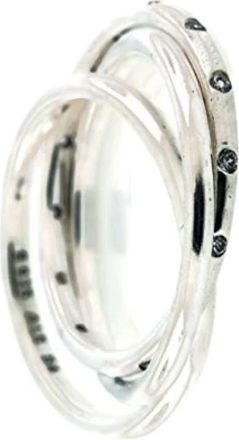 Pandora Zilveren ring met zirkonia - Dames - Ringen - Wit - ONE Size - Accessoires