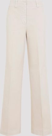 PESERICO Peserico katoenen broek met wijde pijpen