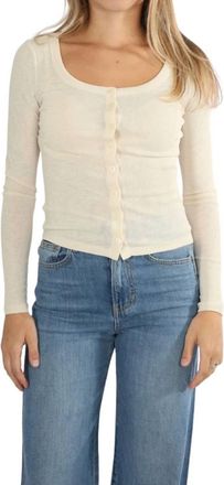 Veronica Beard Womens Hyland Cardigan In Ecru