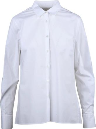 Robert Friedman Dames, Blouses & Shirts, Wit, Maat: S Katoen