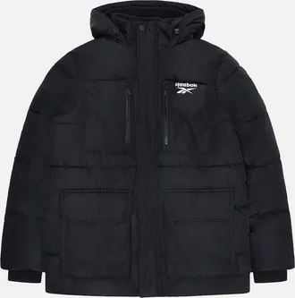 Reebok Mens RB1577 Puffer Parka Jacket - Black - Size: 40/Regular