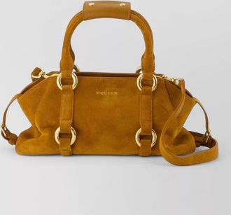 Alexander McQueen farringdon small purse - alexander mcqueen - leather - brown