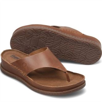 Born Womens Edie Leather Sandals In Brown