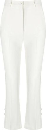 Elisabetta Franchi Mujer, Pantalones, Beige, Talla: M