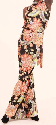 Misa Luka Sleeveless Top In Fiery Flora