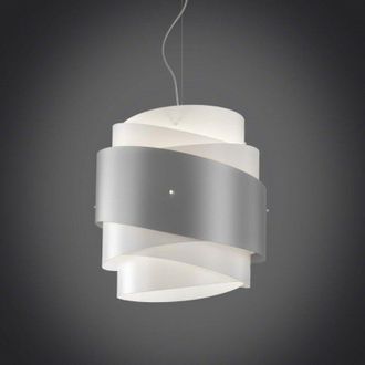 Linea Zero Bea L&aacute;mpara Colgante Una Luz Plata Di&aacute;metro 40x H39 Cm