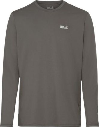 Jack Wolfskin Prelight Suncool L/S Funktionsshirt f&uuml;r Herren | grau