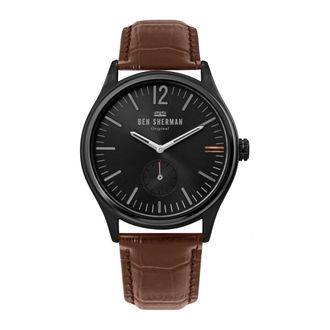 Ben Sherman Watches, male, Brown, Size: ONE SIZE Leather Strap Watch