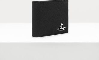 Vivienne Westwood Man. Wallet With Coin Pocket Polycotton Black One Size Unisex