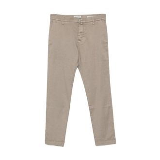 Jacob Cohen Straight Trousers, male, Beige, Size: W34 Bobby Chino