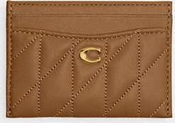 Coach Essential Card Case With Pillow Quilting