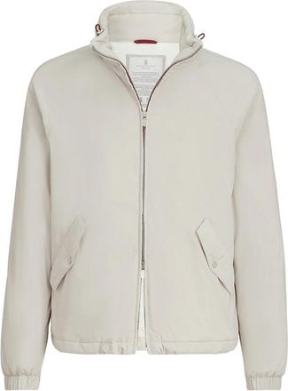 Brunello Cucinelli Lightweight Nylon Outerwear Jacket With Packable Hood