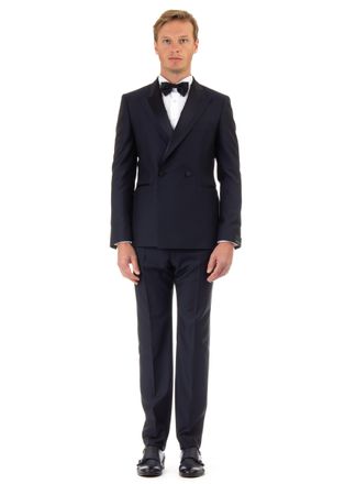 Tagliatore Double-Breasted Virgin Wool Super 130s Tuxedo
