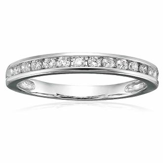 Vir Jewels 1/4 cttw Classic Diamond Wedding Band 14K Gold Channel Set Round