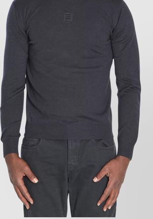 Fendi virgin wool crew neck pullover