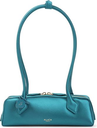 Alaia Shoulder Bags, female, Green, Size: ONE SIZE Le Teckel Small Bag