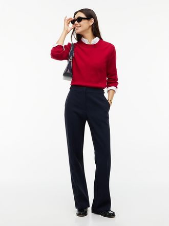 Tommy Hilfiger Womens Slim Bootcut Ponte Pant - Dark Blue - 10