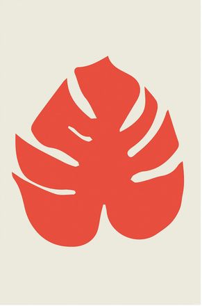 Komar Bild »Winter Tropics Black Panther Monstera« Tiere 1 Stk. tlg. Wandbild zur Dekoration im Kinderzimmer - ohne Rahmen