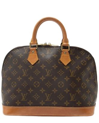 Louis Vuitton Brown Monogram Canvas Alma Pm (Authentic Pre-Loved)