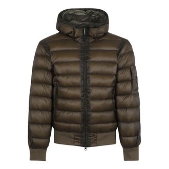 C.P. Company C.p. Company, Jassen, Heren, Groen, S, Leer, Outerwear Medium Jacket in Dd-Shell