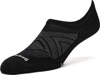 Smartwool Run Zero Cushion No Show Socks Mens Thigh High Socks Shoes Black : XL (Mens Shoe 12-14.5), Merino/Nylon/Spandex