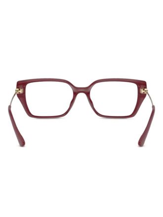 Michael Kors Occhiali Crete squadrati - Rosso